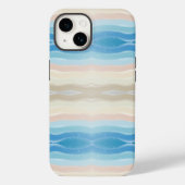 Küstenlinie Salty Wavy Wiederholungsmuster Case-Mate iPhone Hülle (Rückseite)