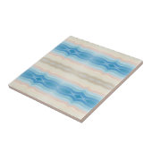 Küstenlinie Salty Wavy Wiederholungsmuster Fliese (Seite)