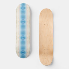 Küstenlinie Salty Wavy Wiederholungsmuster Skateboard