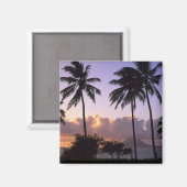 Küstenlinie St. Kitts Magnet (Vorderseite/Rückseite)