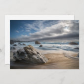 Küstenlinie | Stormy Big Sur, Kalifornien Dankeskarte (Vorne/Hinten)