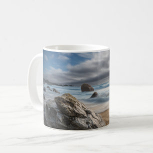 Küstenlinie   Stormy Big Sur, Kalifornien Kaffeetasse