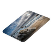 Küstenlinie | Stormy Big Sur, Kalifornien Magnet (Linke Seite)