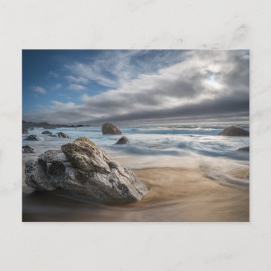 Küstenlinie | Stormy Big Sur, Kalifornien Postkarte (Vorderseite)