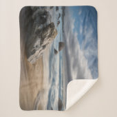 Küstenlinie | Stormy Big Sur, Kalifornien Sherpadecke (Vorderseite)