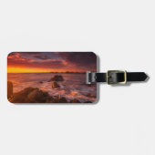 Küstenlinie | Sunset Pacific Grove Carmel Californ Gepäckanhänger (Vorderseite horizontal)