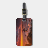 Küstenlinie | Sunset Pacific Grove Carmel Californ Gepäckanhänger (Vorderseite vertikal)