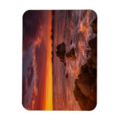 Küstenlinie | Sunset Pacific Grove Carmel Californ Magnet (Vertikal)