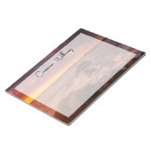 Küstenlinie | Sunset Pacific Grove Carmel Californ Notizblock (angewinkelt)