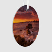 Küstenlinie | Sunset Pacific Grove Carmel Californ Ornament (Vorderseite)