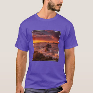 Küstenlinie   Sunset Pacific Grove Carmel Californ T-Shirt