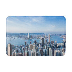 Küstenlinie Tsim Sha Tsu, Hong Kong Island, Asie Badematte