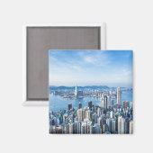 Küstenlinie | Tsim Sha Tsu, Hong Kong Island, Asie Magnet (Vorderseite/Rückseite)