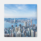 Küstenlinie | Tsim Sha Tsu, Hong Kong Island, Asie Magnet (Vorne)