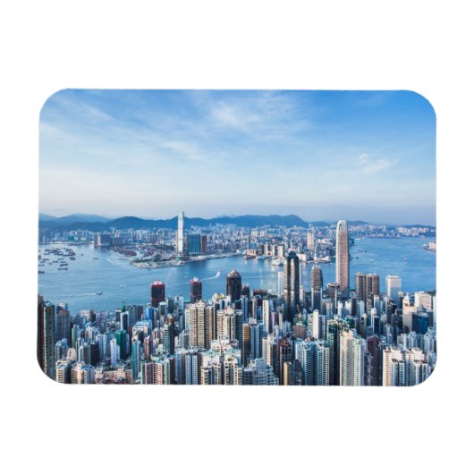 Küstenlinie | Tsim Sha Tsu, Hong Kong Island, Asie Magnet (Horizontal)