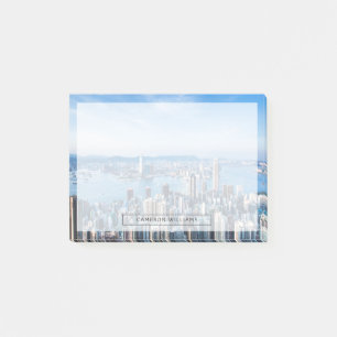 Küstenlinie Tsim Sha Tsu, Hong Kong Island, Asie Post-it Klebezettel