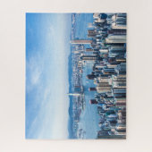 Küstenlinie | Tsim Sha Tsu, Hong Kong Island, Asie Puzzle (Vertikal)