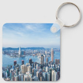 Küstenlinie | Tsim Sha Tsu, Hong Kong Island, Asie Schlüsselanhänger (Rückseite)