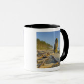 Küstenlinie und Meeresstapel, Ruby Beach, Olympic Tasse (VorderseiteRechts)