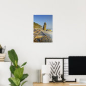 Küstenlinie und Seestacks, Ruby Beach, Olympia Poster (Heimbüro)