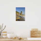Küstenlinie und Seestacks, Ruby Beach, Olympia Poster (Küche)