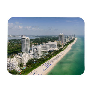 Küstenlinie Urban Beach, Miami, Florida Magnet