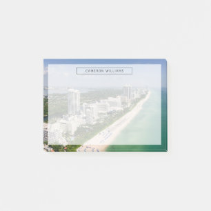 Küstenlinie Urban Beach, Miami, Florida Post-it Klebezettel
