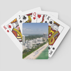 Küstenlinie Urban Beach, Miami, Florida Spielkarten