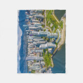 Küstenlinie | Vancouver, British Columbia, Kanada Fleecedecke (Vorderseite)