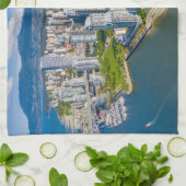 Küstenlinie | Vancouver, British Columbia, Kanada Geschirrtuch (Gefaltet)