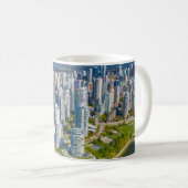 Küstenlinie | Vancouver, British Columbia, Kanada Kaffeetasse (VorderseiteRechts)