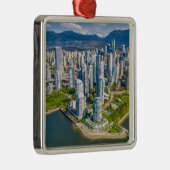 Küstenlinie | Vancouver, British Columbia, Kanada Ornament Aus Metall (Rechts)