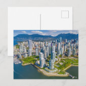 Küstenlinie | Vancouver, British Columbia, Kanada Postkarte (Vorne/Hinten)