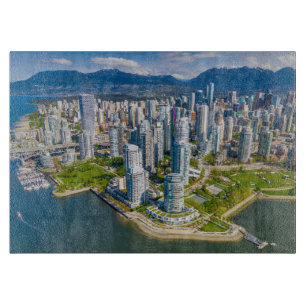 Küstenlinie Vancouver, British Columbia, Kanada Schneidebrett
