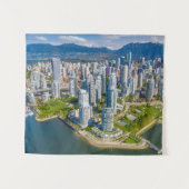 Küstenlinie | Vancouver, British Columbia, Kanada Wandteppich (Vorderseite (Horizontal))