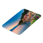 Küstenlinie | Varenna, Lombardei, Italien Magnet (Linke Seite)