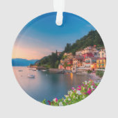 Küstenlinie | Varenna, Lombardei, Italien Ornament (Rückseite)