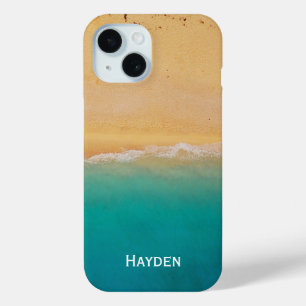 Küstenlinie von oben Cool Personalisiert Case-Mate iPhone Hülle
