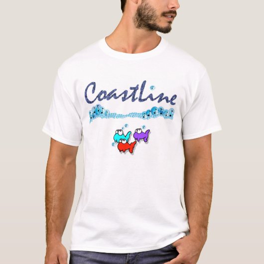 Küstenlinien-Band-Logo T-Shirt (Vorderseite)