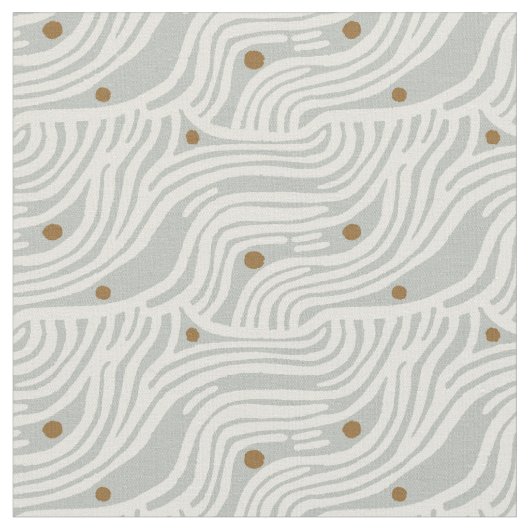 Küstenlinien Erdig Minimalist salbeiblau Stoff (Nahaufnahme)