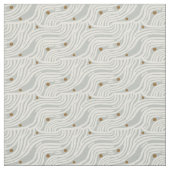 Küstenlinien Erdig Minimalistisch salbeiblau Stoff (Muster)