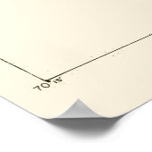 Küstenlinien Provincetown Truro und Wellfleet Poster (Ecke)