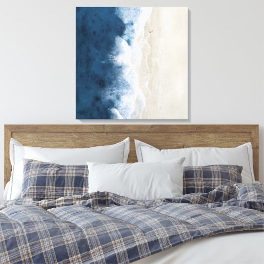 Küstenluft Beach Sand Canvas Print Leinwanddruck (Insitu (Schlafzimmer))
