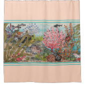 Küstenmeer Leben Pinakothek Züst Muschel Duschvorhang (Vorderseite)