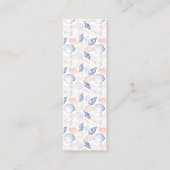 Küstenmeer Seashell Lesezeichen Beachy Reading Zub Telefonnummerkarte (Vorderseite)