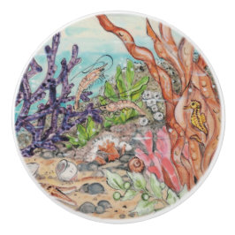 Küstenmeer Seepferd Shrimps Korallenmeer Keramikknauf