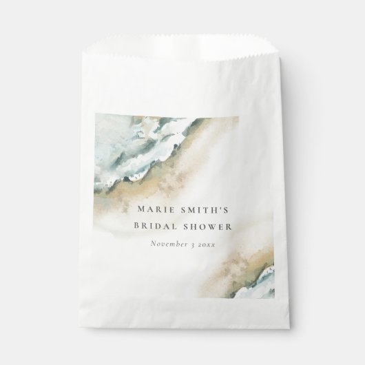 Küstenmeer Wave Sand Beach Wassersportzentrum Brau Geschenktütchen (Vorderseite)