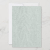 Küstenmeer Waves Sand Beach Nautical Baby Dusche Dankeskarte (Rückseite)