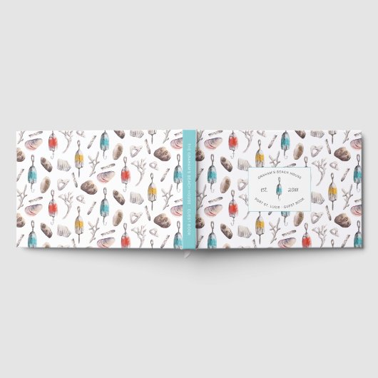 Küstenmeere | Beach House Gästebuch (Voll)