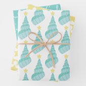 Küstenmeere und Grüße Muschel Geschenkpapier Set (Beispiel)